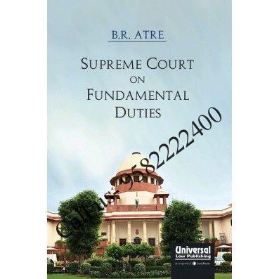 Supreme Court on Fundamental Duties by BR Atre book cover page