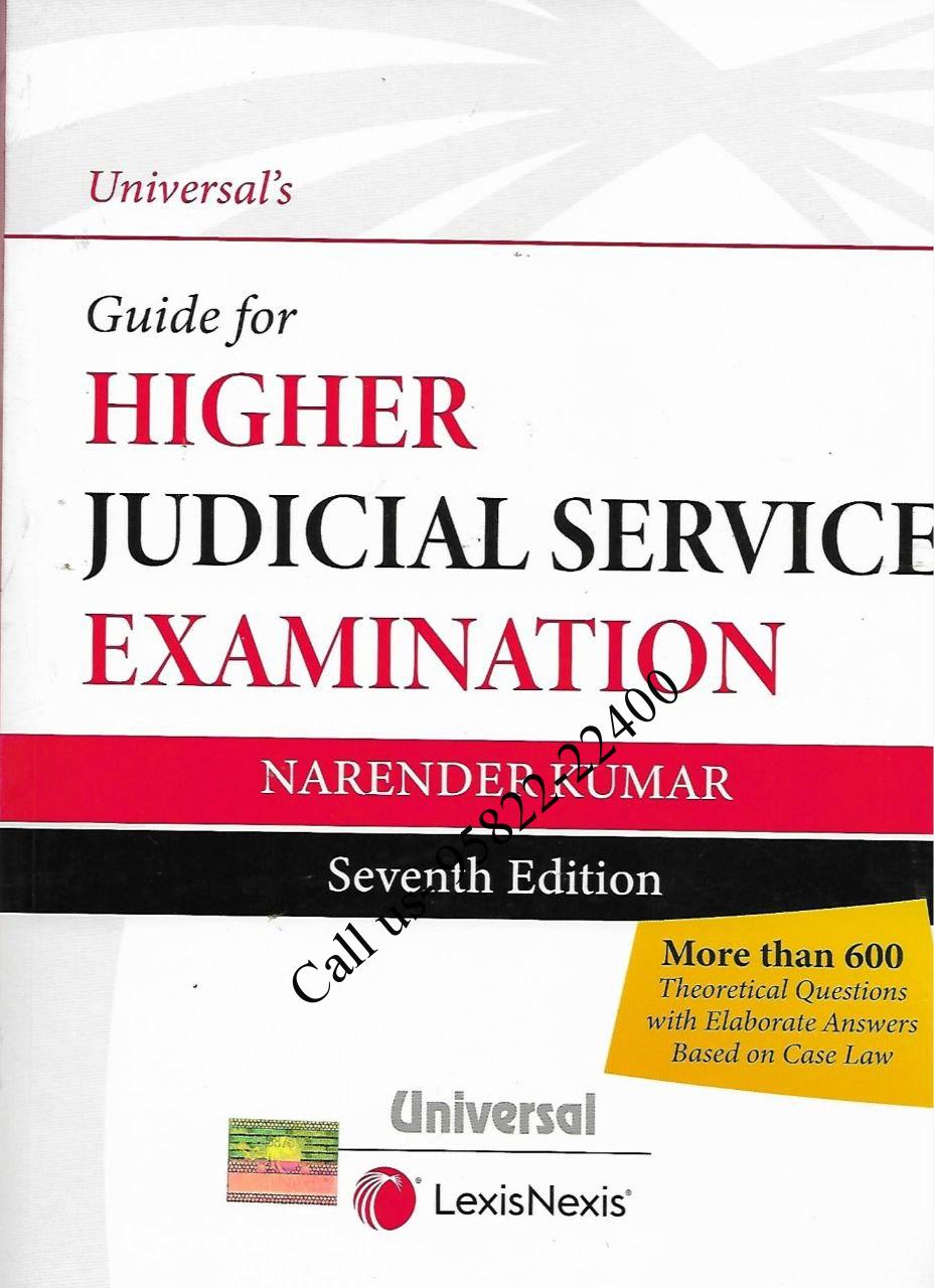 Universal's Guide for Higher Judicial Service Exam [7th Edition]