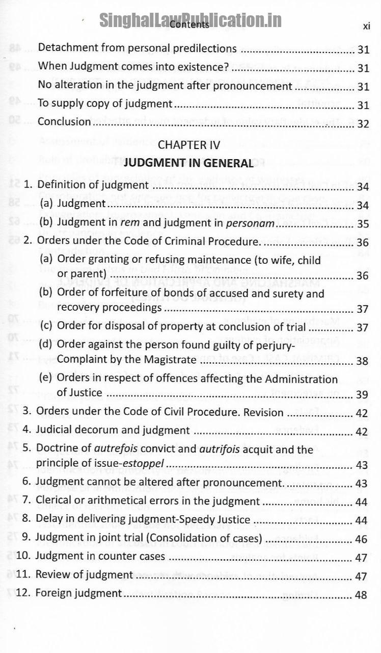 Recent Judgements Maintenance In (Judgement Writing An Art by KK