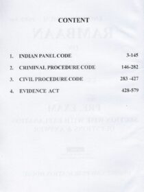 Unique’s Rambaan on IPC, CrPC, CPC, Evidence Act for ALL Judiciary Prelims Exam [Volume- 1]