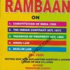 Unique's Rambaan on Constitution of India 1950, The Indian Contract Act 1872, The Transfer of Property Act 1882, Hindu Law, Muslim Law for Various Judiciary Prelims Exam by Tarannum Hussain