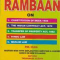 Unique's Rambaan on Constitution of India 1950, The Indian Contract Act 1872, The Transfer of Property Act 1882, Hindu Law, Muslim Law for Various Judiciary Prelims Exam by Tarannum Hussain
