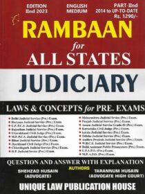 Unique’s Rambaan for ALL States Judiciary Part- 2 [Law and Concept for Prelims Exam]