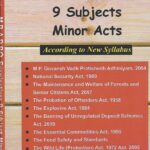 9 Subjects Minor Acts for MP ADPO Exam by Anu Singhai [Khetrapal Law House]