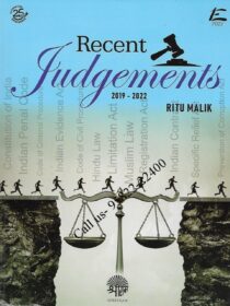 Recent Judgements by Ritu Malik [ShreeRam’s]