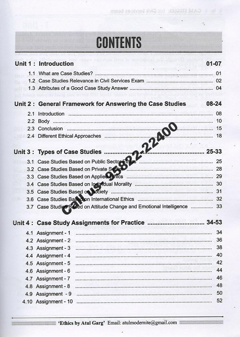 Ethics Case Studies for Civil Services Exam [3rd Edition] by Atul Garg
