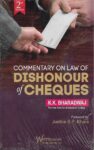 Commentary on Law of Dishonour of Cheques by KK Bharadwaj [WhitesMann's]