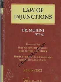 Law of Injunctions by Dr. Mohini [WhitesMann’s]