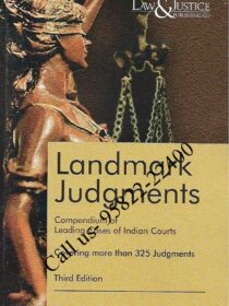 Landmark Judgements – Leading Cases of Indian Courts [Law & Justice]