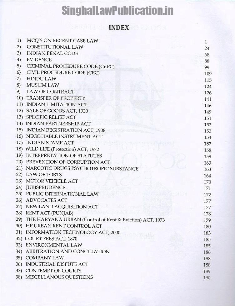 ShreeRam's MCQ’s on Case Laws by Tarun Chuttani & Mehak Content ShreeRam's MCQ’s on Case Laws by Tarun Chuttani & Mehak - Image 2