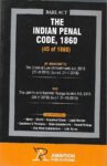 [Bare Act] The Indian Penal Code,1860 Ambition Publications