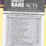 WhitesMann's Set of 20 Bare Acts for AIBE (Diglot Edition) Without Notes 2023