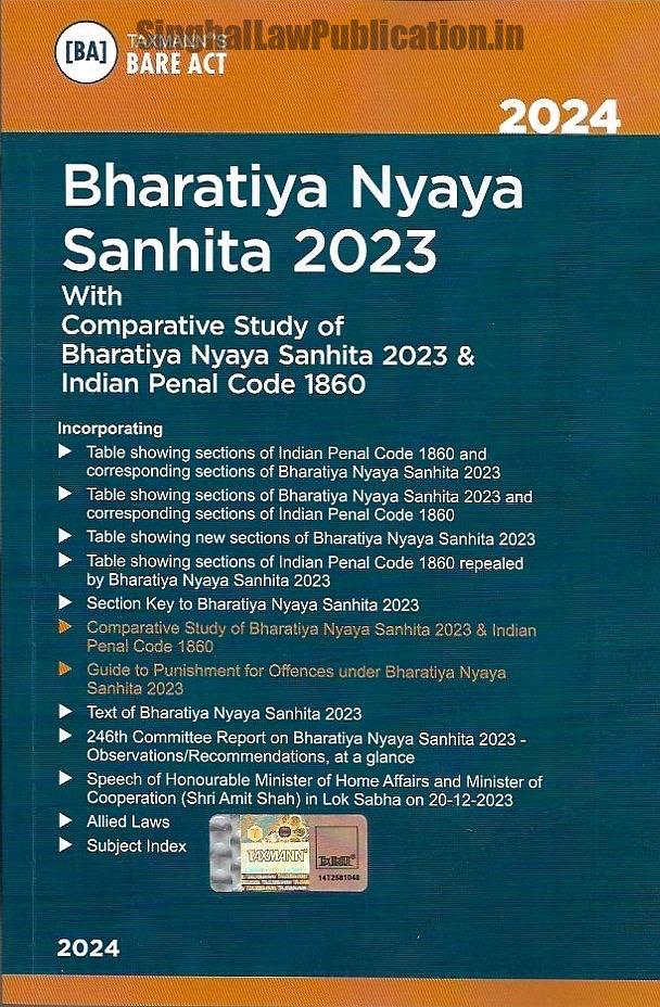 IMG_1720 TaxMann’s (3 NEW Bharatiya Sanhita,2023 Bare Act) New Criminal Major Law - Image 2