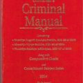 Universal’s Criminal Manual Containing The Bharatiya Sakshya Adhiniyam, 2023, The Bharatiya Nagarik Suraksha Sanhita, 2023 and The Bharatiya Nyaya Sanhita, 2023 along-with Comparative Charts and Consolidated Subject Index book cover page