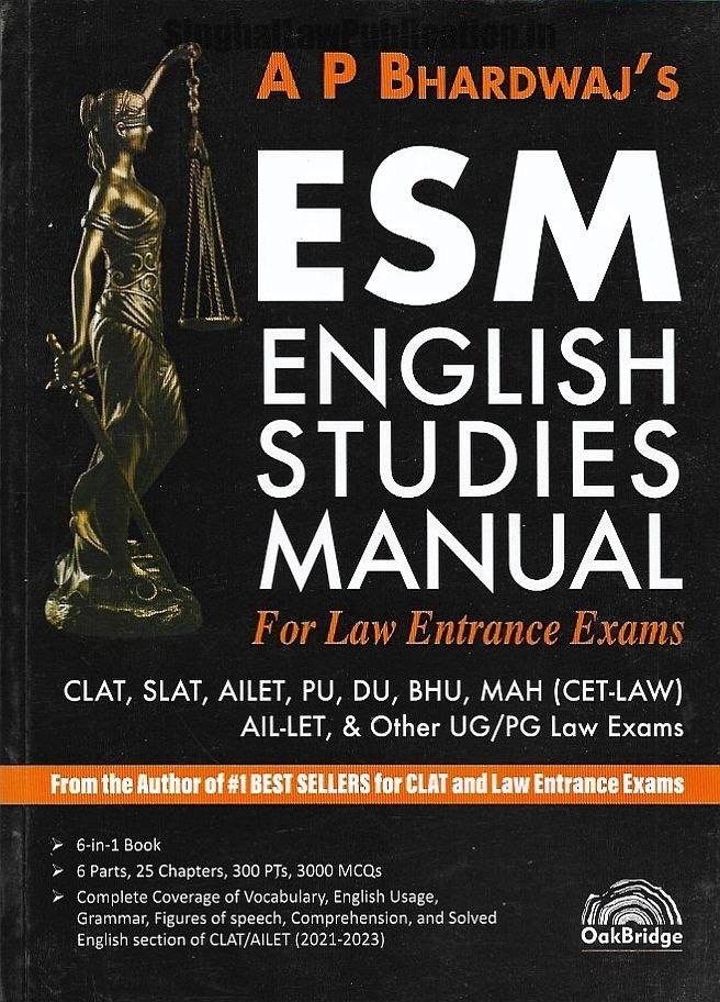 AP Bhardwaj's ESM English Study Manual for Law Entrance Exam AP Bhardwaj's ESM English Study Manual for Law Entrance Exam - Image 1