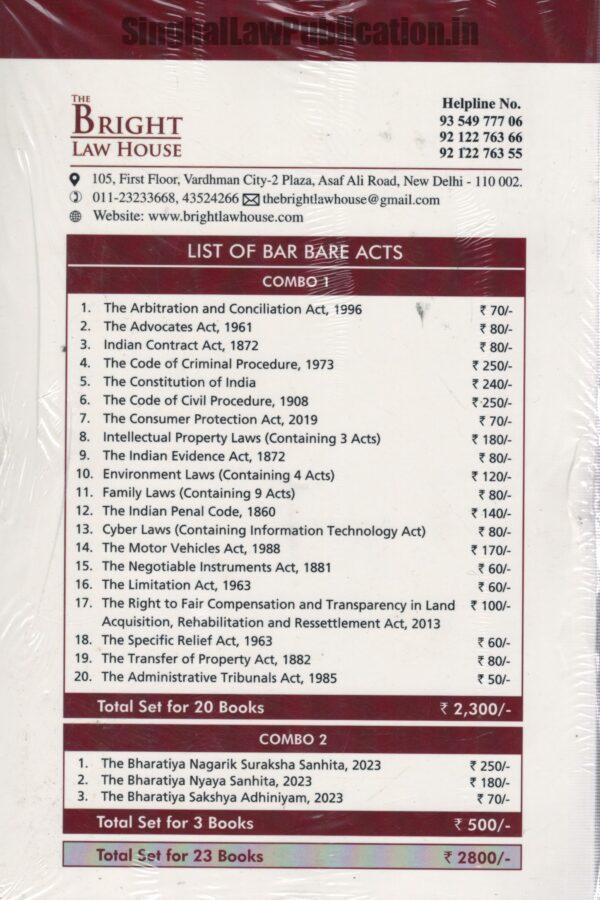 IMG_0009-22-600x900 BRIGHT’S ALL INDIA BAR EXAMINATION (BARE ACTS WITHOUT SHORT NOTES) SET OF 20 BOOKS EDITION 2025 - Image 1