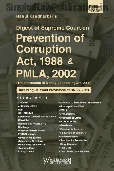 Digest-of-SC-on-Prevention-of-Corruption-Act-1988-PMLA-2002-front-cover Whitesmann's Digest of Supreme Court on Prevention of Corruption Act, 1988 & PMLA, 2002 - Image 1