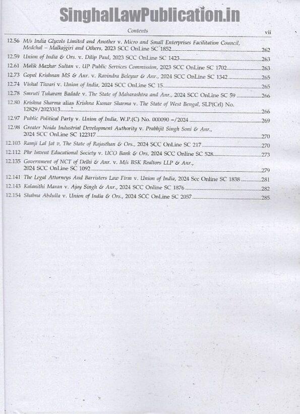 Singhal's Recent Landmark Judgements and Trending Topics Singhal